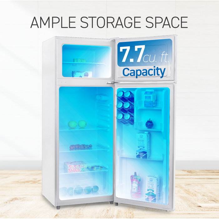 Commercial Cool 7.7 Cubic Feet Freestanding Mini Fridge with Freezer